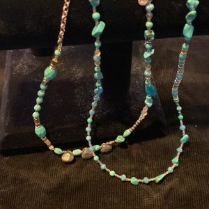 Silpada Stone’s Throw Necklace, 54” long. New in original packaging.